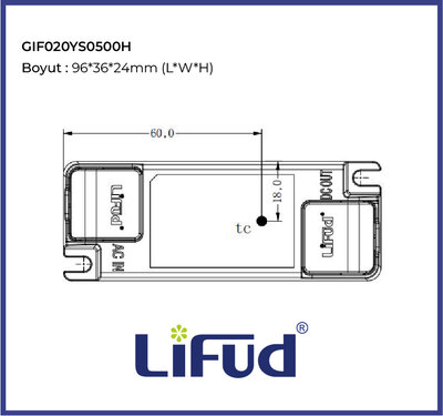 LF-GIF040ES0900H, 40Watt, 9~42V, 900mA, 1050mA, İç mekan, Downlight, Track light, Led Spot, Led panel, EKONOMİK