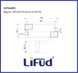 LF-GIF040ES0900H, 40Watt, 9~42V, 900mA, 1050mA, İç mekan, Downlight, Track light, Led Spot, Led panel, EKONOMİK - Thumbnail
