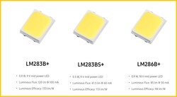 Samsung 6V led, LM282B+, 6500K, 6V, 150mA, 2835 - Thumbnail