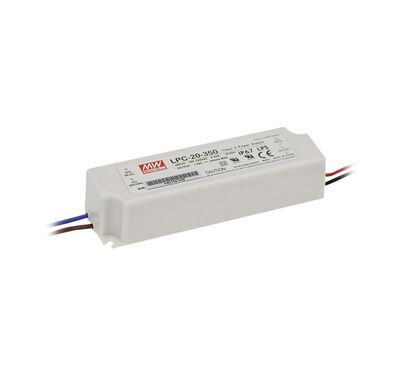 LPC-20-350 Meanwell 9~48Vdc 350mA IP67