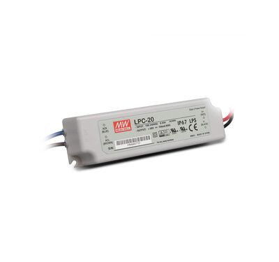 LPC-20-500 Meanwell 3~30Vdc 500mA IP67