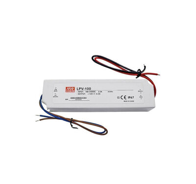 LPV-100-15 Meanwell 15VDC 6.7Amp IP67