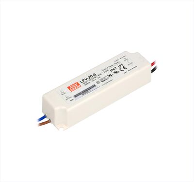 LPV-20-5 Meanwell 05VDC 3.0Amp IP67