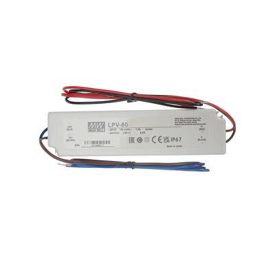 LPV-60-36 Meanwell 36VDC 1.67Amp IP67