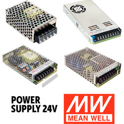 LRS-100-24, Power Supply, Pano tipi, SMPS, Kutulu, Güç Kaynakları, 24V, 100W - Thumbnail