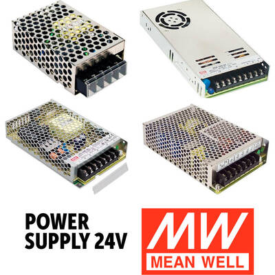 LRS-100-24, Power Supply, Pano tipi, SMPS, Kutulu, Güç Kaynakları, 24V, 100W