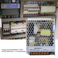 LRS-150-24, En Ekonomik, SMPS, Power Supply, 200W, 24V, 6.5A, Güç Kaynakları - Thumbnail