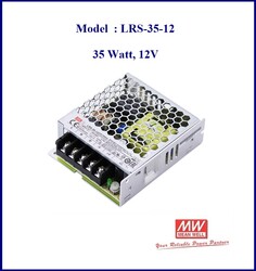 Meanwell - LRS-35-12, Ekonomik Seri, 12V, 3A, Güç Kaynakları, Lightbox, Led Trafo