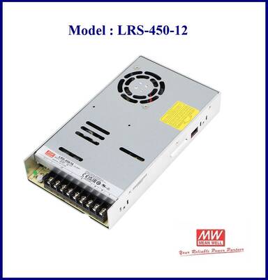 LRS-450-12, En Ekonomik, 12V, Güç kaynağı, 450W, İnce, Slim, Power Supply 