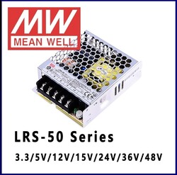 Meanwell - LRS-50-24, Mean Well, Power Supply, SMPS, 50W, 24V, Güç kaynakları