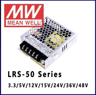 LRS-50-24, Mean Well, Power Supply, SMPS, 50W, 24V, Güç kaynakları