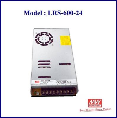 LRS-600-24, Power Supply, En Ekonomik Model, ince, 24V, Güç Kaynağı, 25A