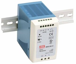 Meanwell - MDR-100-12 Meanwell 12Vdc 7.50Amp DIN Rail