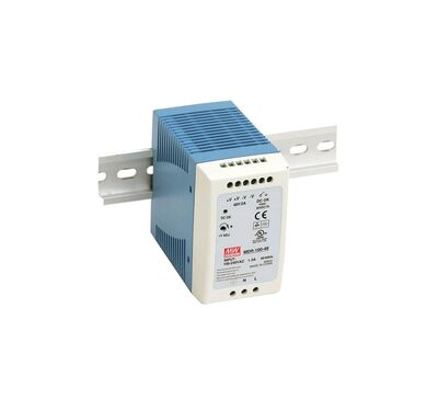 MDR-100-48 Meanwell 48Vdc 2.0Amp DIN Rail