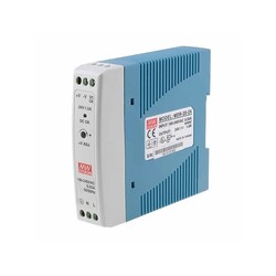 Meanwell - MDR-20-24, Ray Montaj, İnce, Dar, Seri, Ekonomik, 24V, 1.0A, Power Supply