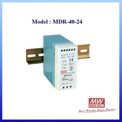 Meanwell - MDR-40-24, Ray Montaj, Güç Kaynakları, Meanwell, 24V DC, 1.70A