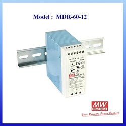 Meanwell - MDR-60-12, Power Supply, 12V, 5A, Güç Kaynağı