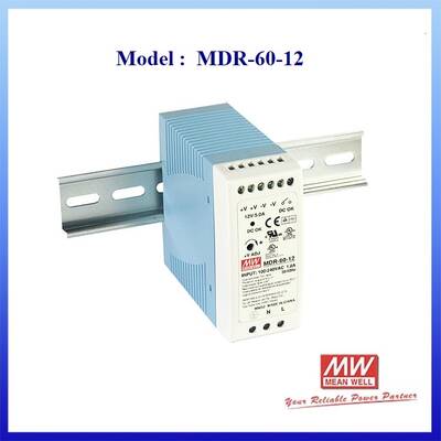 MDR-60-12, Power Supply, 12V, 5A, Güç Kaynağı