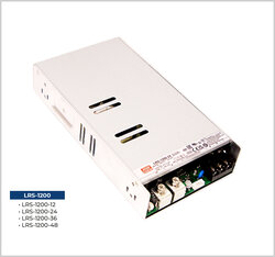 Meanwell - LRS-1200-12, Power Supply, En Ekonomik Model, ince, 12V, Güç Kaynağı, 92A
