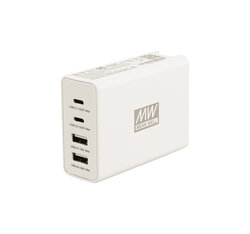 NGE100 - 100W 4-Port lu USB Hızlı şarj cihazı, .... aynı anda 4 telefon birden şarj eder, Hızlı şarj adaptörü - Thumbnail