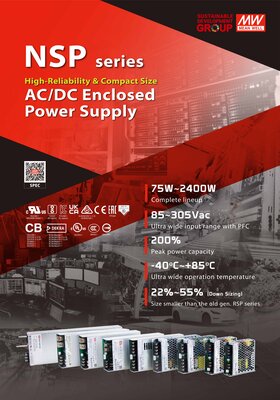 NSP-320-24, Power Supply, Güç Kaynağı
