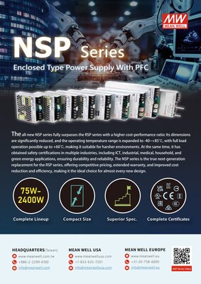 NSP-320-24, Power Supply, Güç Kaynağı