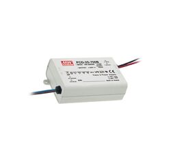 Meanwell - PCD-25-700B, Triyak, Dim, Led driver, Sabit akım, Meanwell, 24~36Vdc, 700mA