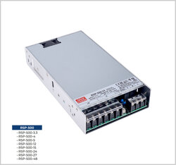 RSP-500-12, Meanwell, 12V, Led Trafo, Adaptör, smps, ince, slim,güç kaynagı - Thumbnail
