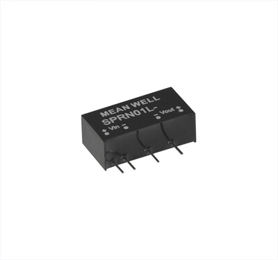 SPRN01N-5, Meanwell, DCDC, Converter, input: 22.8~26.4Vdc, Output 5Vdc, 200mA, Kart tipi, iğne bacaklı