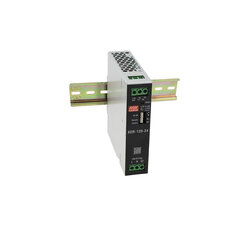 Meanwell - XDR-120-24 - Meanwell 120W AC/DC Ultra ince Endüstriyel Ray Montaj Güç Kaynağı