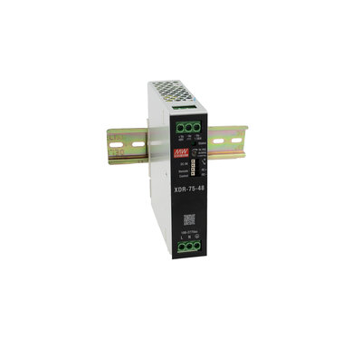 XDR-75-24 - Meanwell 75W AC/DC Ultra ince Endüstriyel Ray Montaj Güç Kaynağı