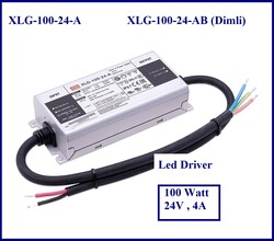 XLG-100-24, Meanwell, Led Driver, Dış mekan, IP67, 24Vdc, Sabit Akım, 4A - Thumbnail