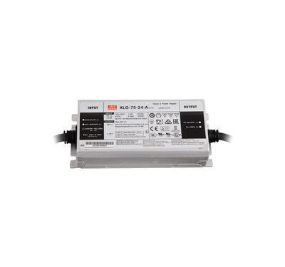 XLG-75-24-A, Mean Well, 75W, 24V, Metal Kasa, IP67, Led Driver