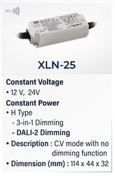 Meanwell - XLN-25-H-DA2 Dali2 Led driver