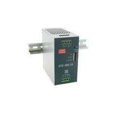 Meanwell - XTR-480-48 - Ray Montaj Slim, Trifaze Güç Kaynağı DIN Rail, Power Supply 480W, 48V, 10A. ince