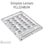 PLL2248UW Khatod Blok Lens 24'lü UV için Modul 24, 300mm Dia, 85° Ultra Wide Beam