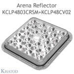 KCLP4803CRSM Khatod Reflector, Endüstriyel alanlar için Khatod 48, 71° Ultra Wide Beam - NEMA 5