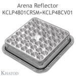KCLP4801BCRSM Khatod Reflektör, Khatod KCLP4801 Modul 48, ~8° for 3535 Arena reflector for 48LED - Thumbnail