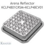 KCLP4801BCRSM Khatod Reflektör, Khatod KCLP4801 Modul 48, ~8° for 3535 Arena reflector for 48LED