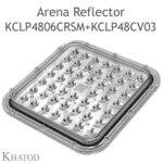 KCLP4806CRSM Khatod Reflektör 48'li Arena tip Khatod 86° x 105°, Asymmetric Beam - NEMA 5x6