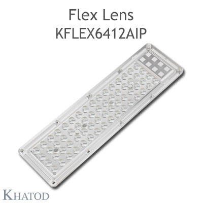 KFLEX6412AIPGASPMMA Khatod Blok Lens, 64'lü Khatod ( KFLEX6412)Modul 64 IP67 Rotosymmetrical 60° PMMA