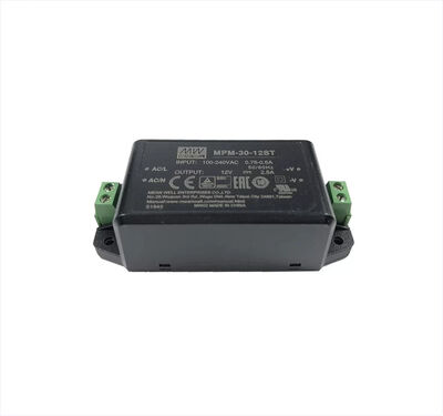MPM-30-12ST Meanwell 12Vdc 2.5Amp Medical Screw Terminal