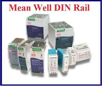 NDR-240-24, Meanwell, 24Vdc, 10.0A, Ray Montaj, Güç Kaynağı, DIN Rail, Power Supply, SMPS