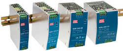 Meanwell - NDR-240-24, Meanwell, 24Vdc, 10.0A, Ray Montaj, Güç Kaynağı, DIN Rail, Power Supply, SMPS