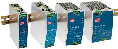 NDR-240-24, Meanwell, 24Vdc, 10.0A, Ray Montaj, Güç Kaynağı, DIN Rail, Power Supply, SMPS