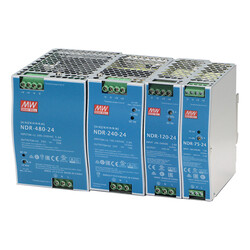 NDR-240-24, Meanwell, 24Vdc, 10.0A, Ray Montaj, Güç Kaynağı, DIN Rail, Power Supply, SMPS - Thumbnail