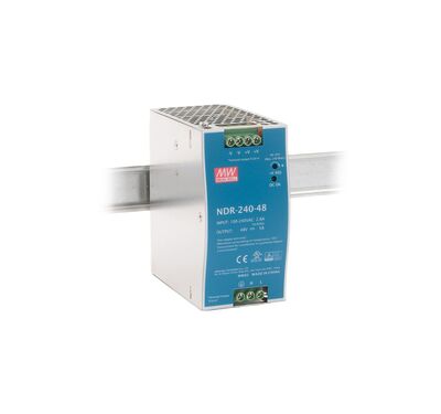 NDR-240-48 Meanwell 48Vdc 5.0 Amp DIN Rail