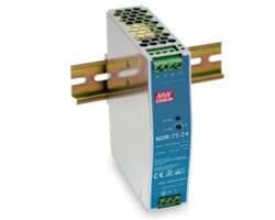 Meanwell - NDR-75-24, Power Supply, 24Vdc, 3.2A, DIN Rail