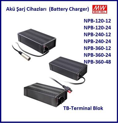 NPB-120-12-TB, Akü şarj cihazı, 12V, 6.8A, Battery charger