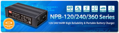 NPB-360-24-TB, Meanwell 28.8Vdc 12.0Amp 40~125Ah VAdj(21.0~30.4)
